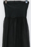 Marc le bihan gown tube top dress 21940-E21 BLACK